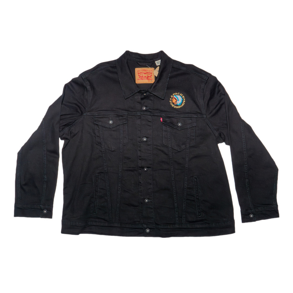 Vintage Apache Powerboats® Denim Jacket | Black