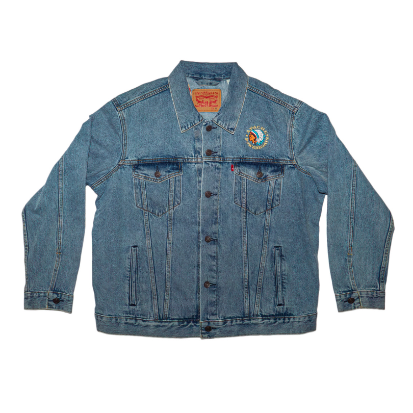 Vintage Apache Powerboats® Denim Jacket | Blue Denim