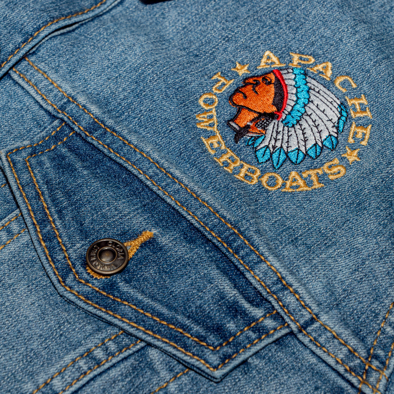 Vintage Apache Powerboats® Denim Jacket | Women