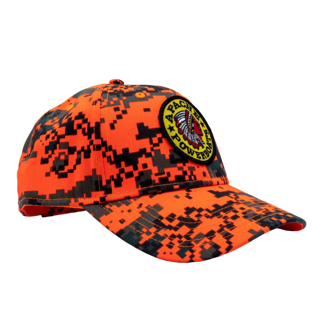 Apache® Digital Camouflage Hat | Safety Orange