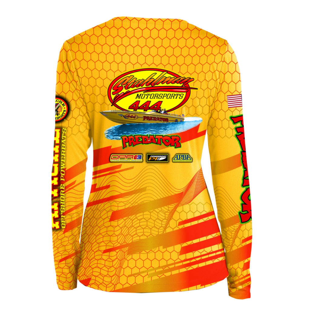 Women's PREDATOR Race Team Shirt | Moisture Management | Long Sleeve