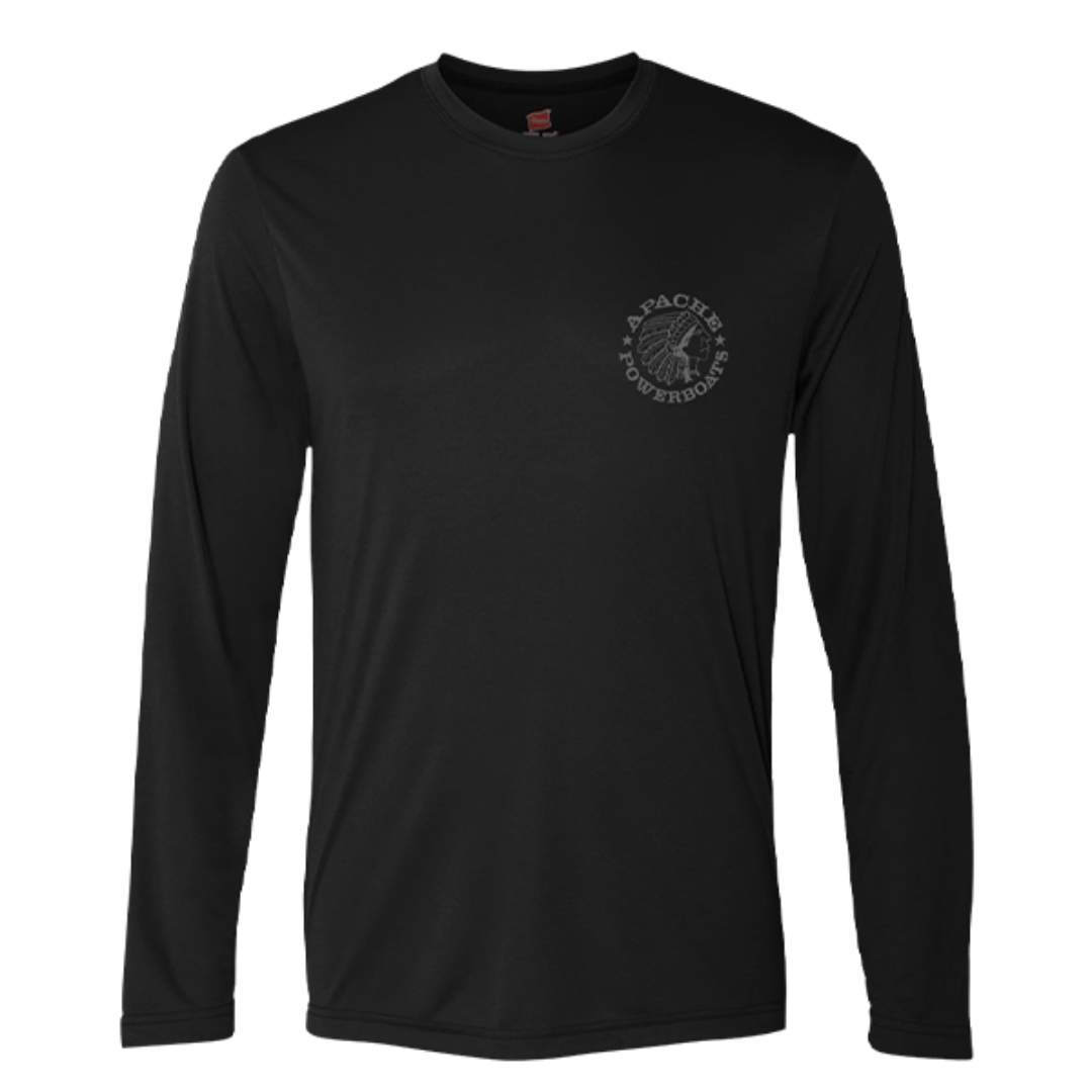 2021 Apache® Legend Performance Long Sleeve | Cool-DRI®| Carbon on Black