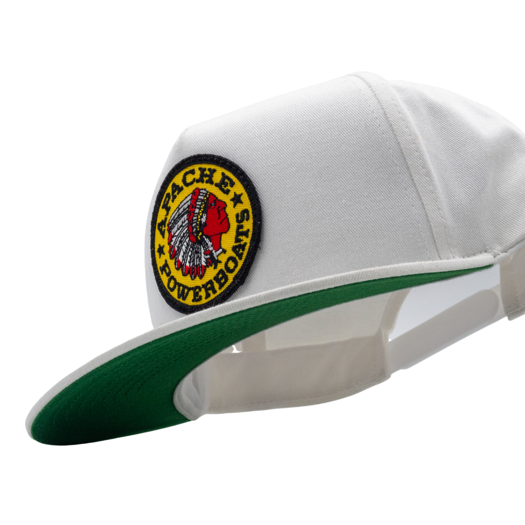 Vintage Apache® Snap-Back Hat | White