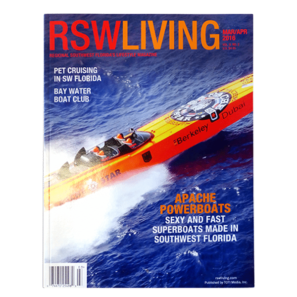 "Apache Star" on the cover of RSW Living Magazine Signed by Mark McManus