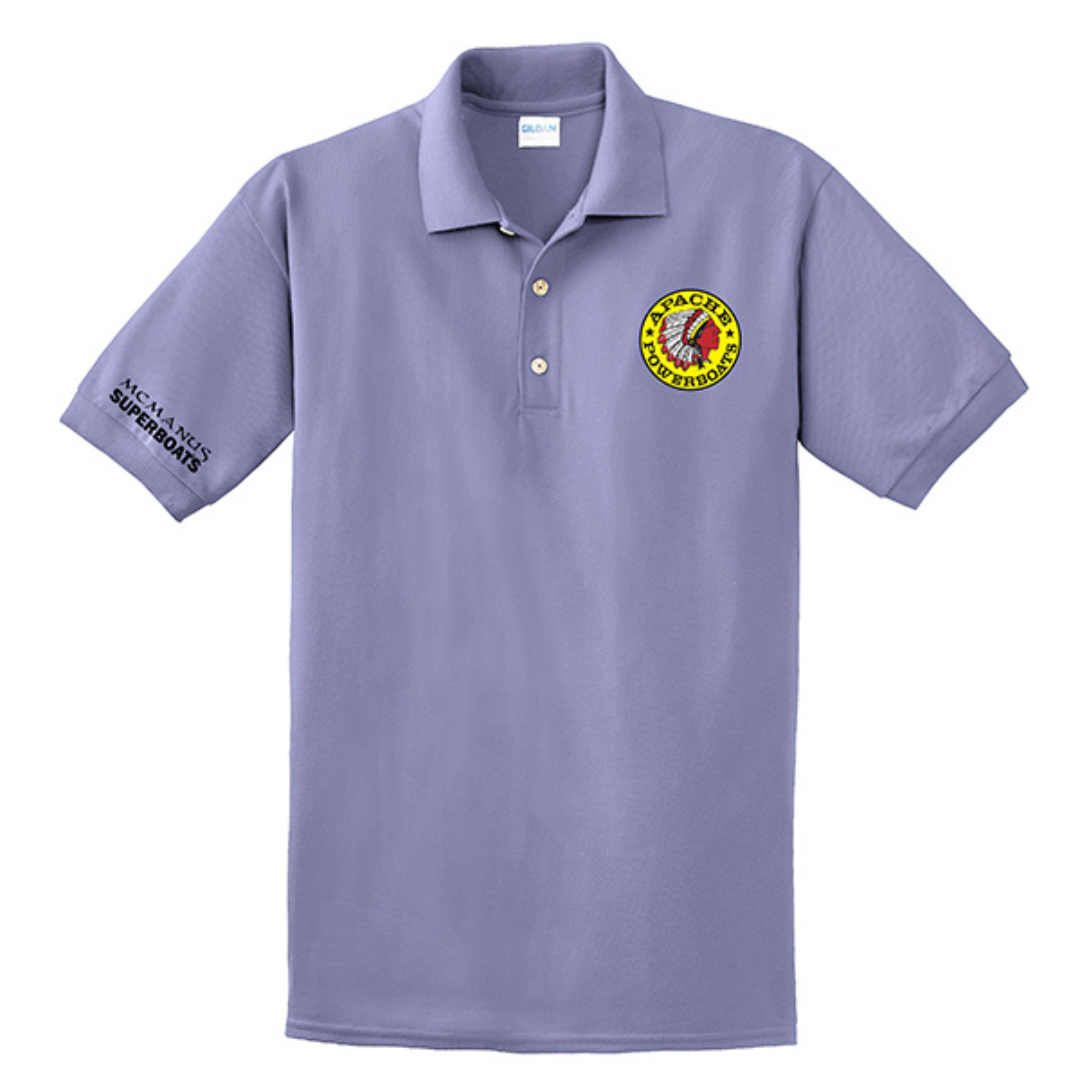 Apache Powerboats® Collared Sport Shirt | Short Sleeve | Various Colors