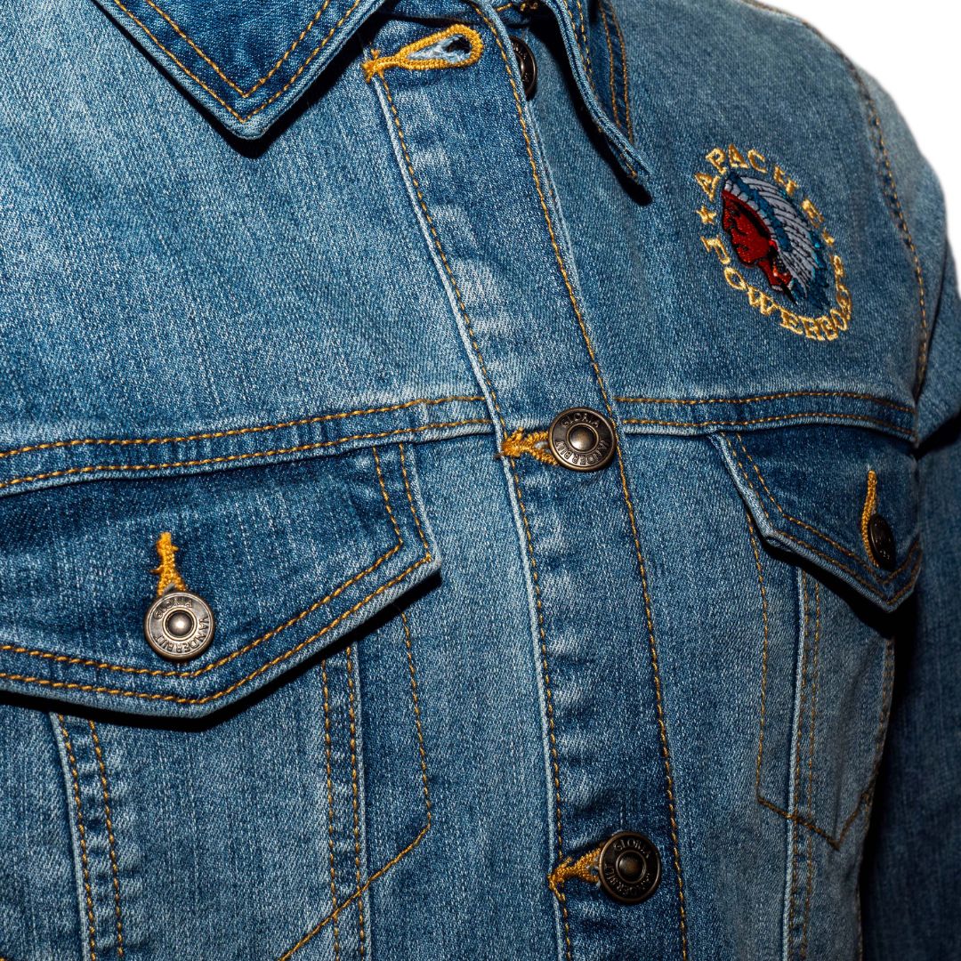 Vintage Apache Powerboats® Denim Jacket | Women