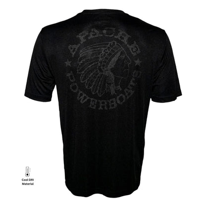 Apache Legend Performance Tech Tee | Cool-DRI | Carbon on Black