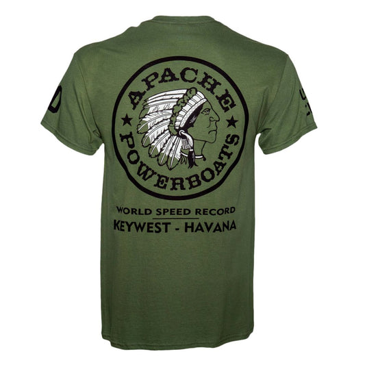 World Speed Record T-Shirt | Military Green