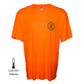 Apache Powerboats Cool-DRI Monochromatic Logo T-Shirt | Orange/Aqua