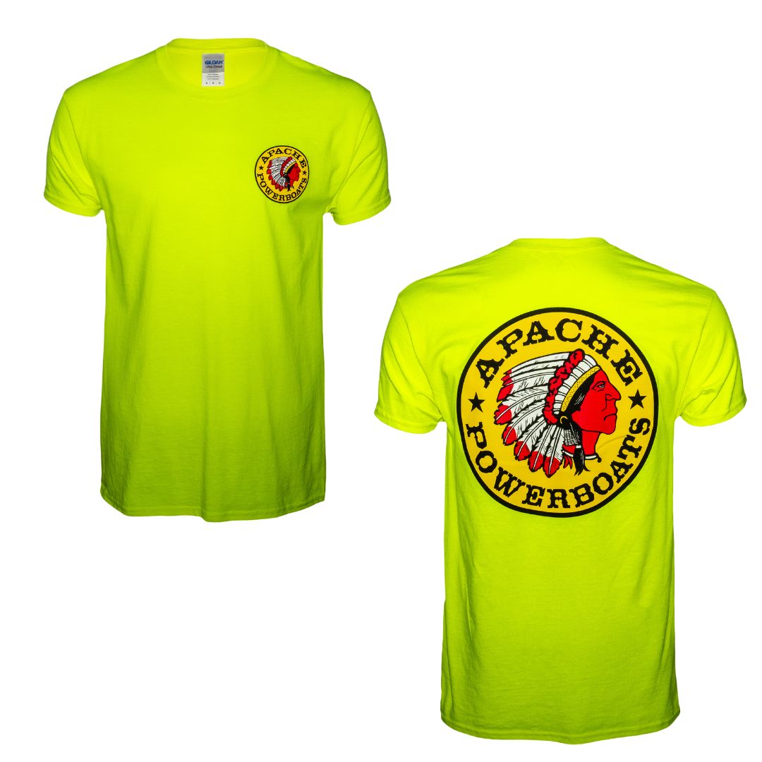 Represent 'n Apache® T-Shirt  | Safety Green