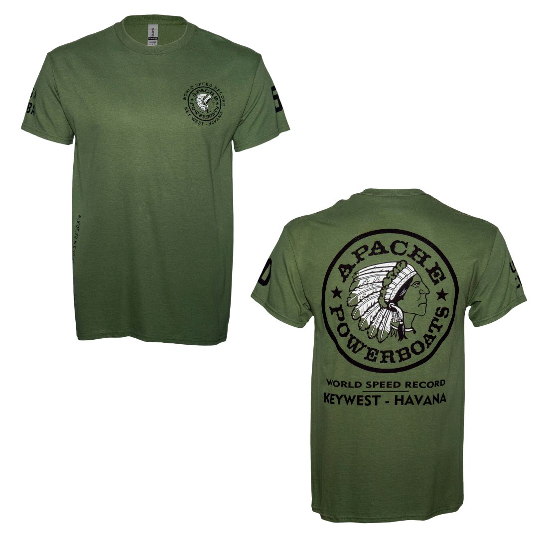 World Speed Record T-Shirt | Military Green