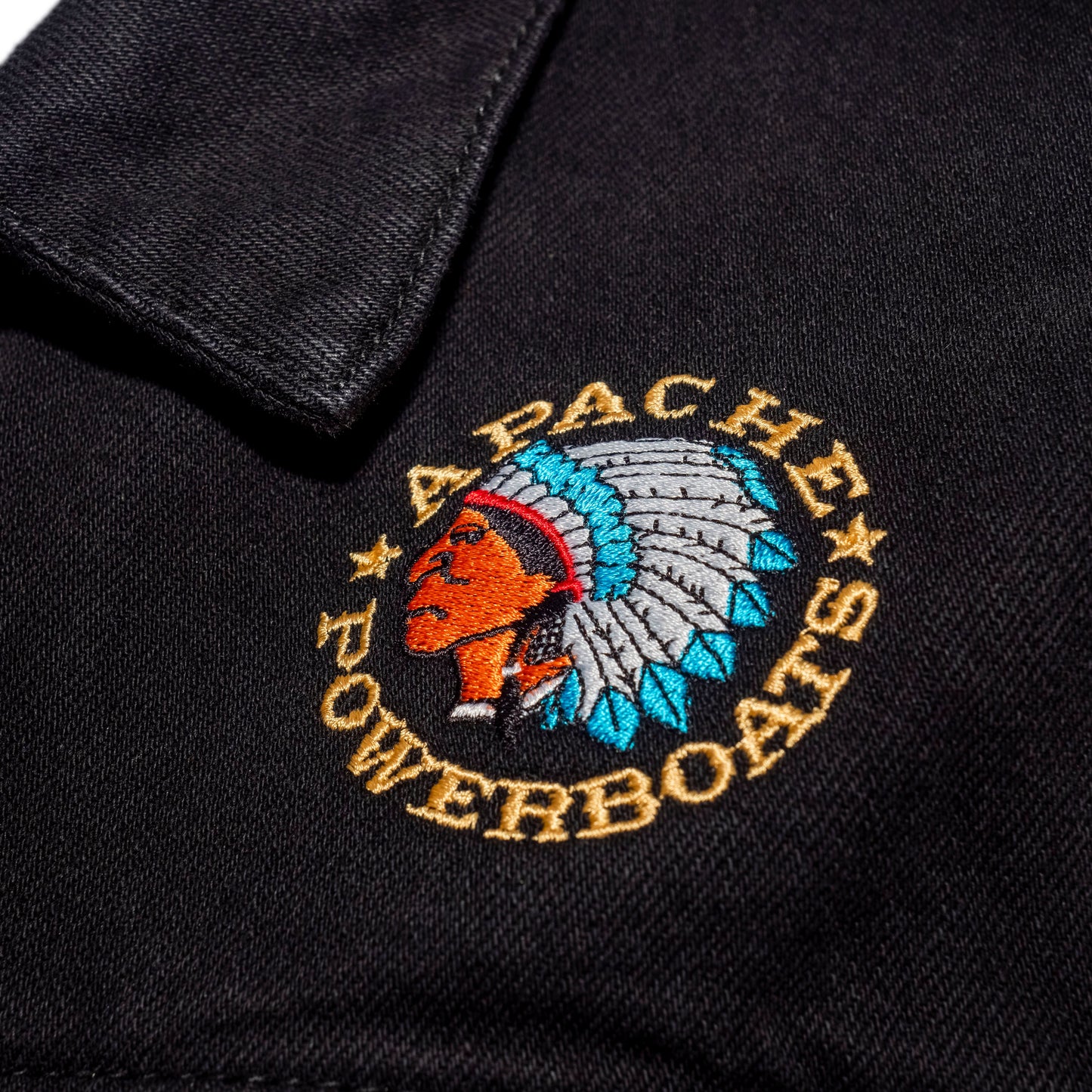 Vintage Apache Powerboats® Denim Jackets | Unisex | Men