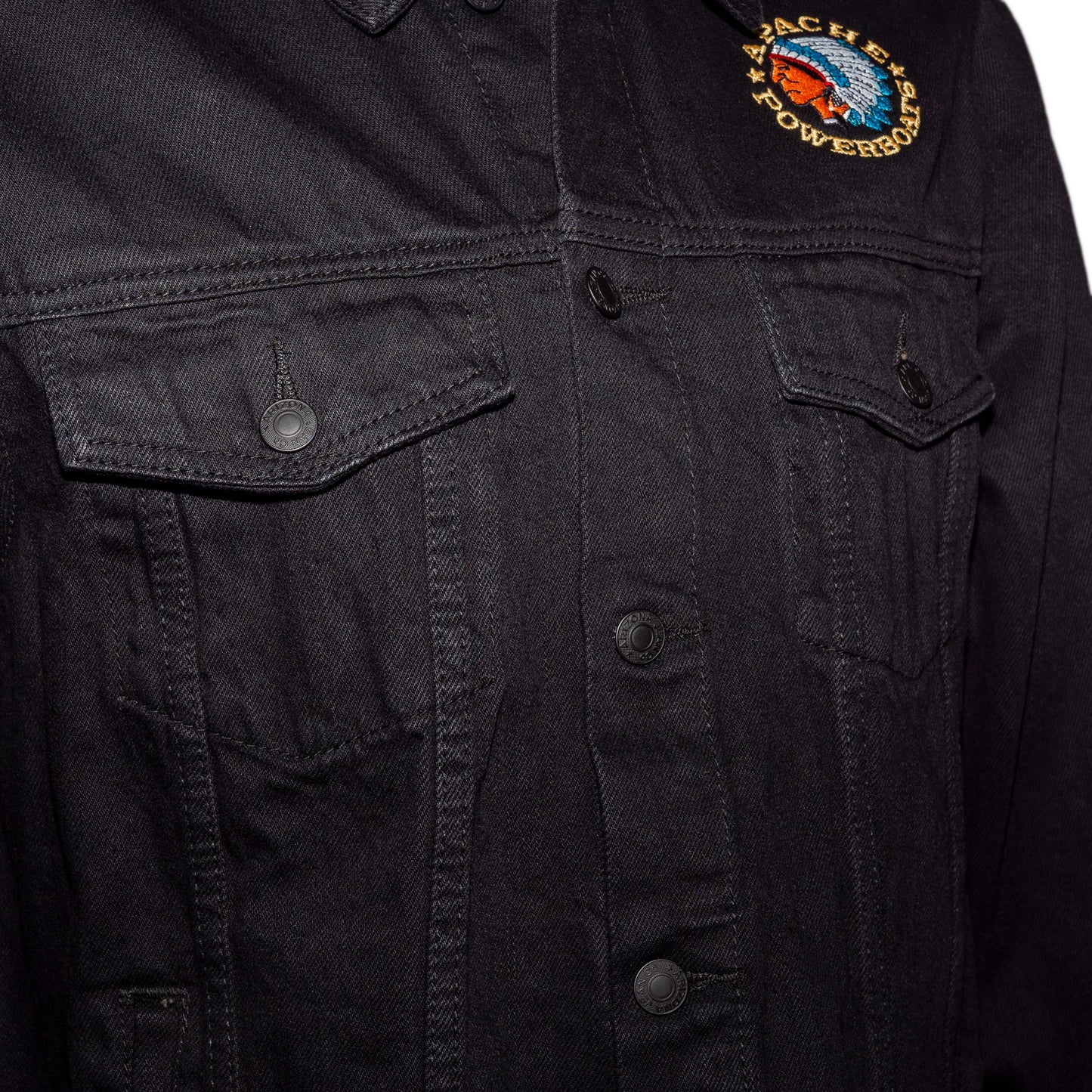 Vintage Apache Powerboats® Denim Jackets | Unisex | Men