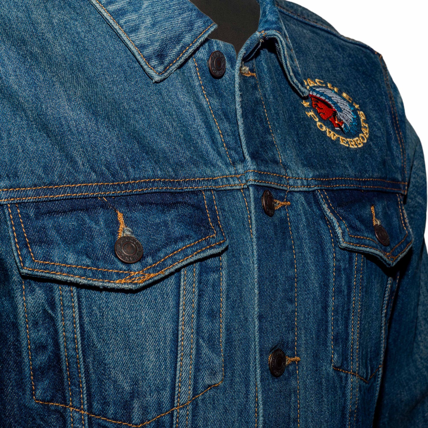 Vintage Apache Powerboats® Denim Jackets | Unisex | Men