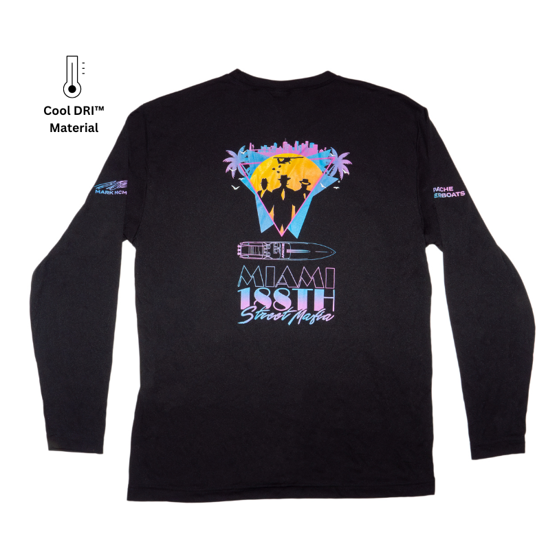 1975 Thunderboat Row Long Sleeve Shirt | Miami Edition V1