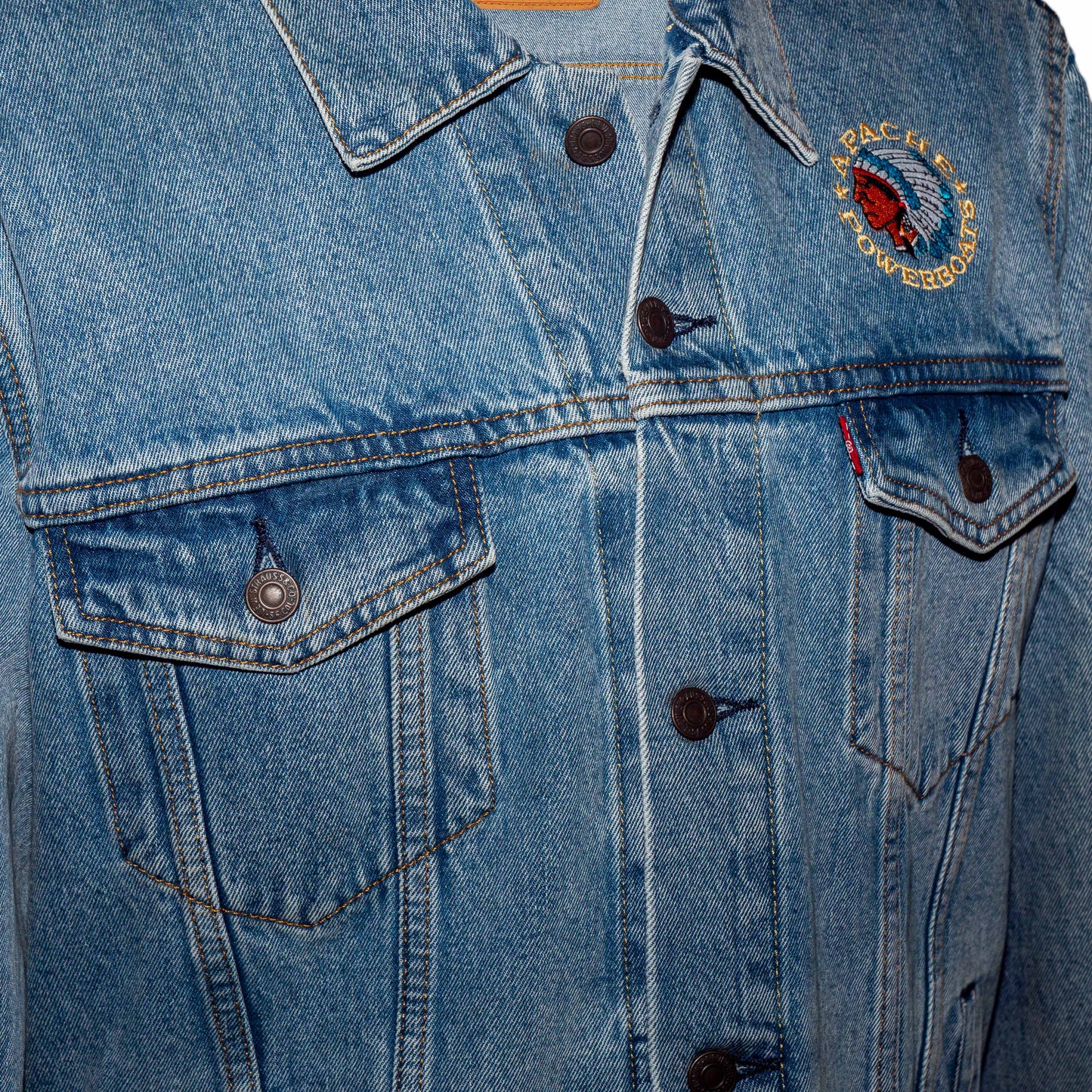 Vintage Apache Powerboats® Denim Jackets | Unisex | Men