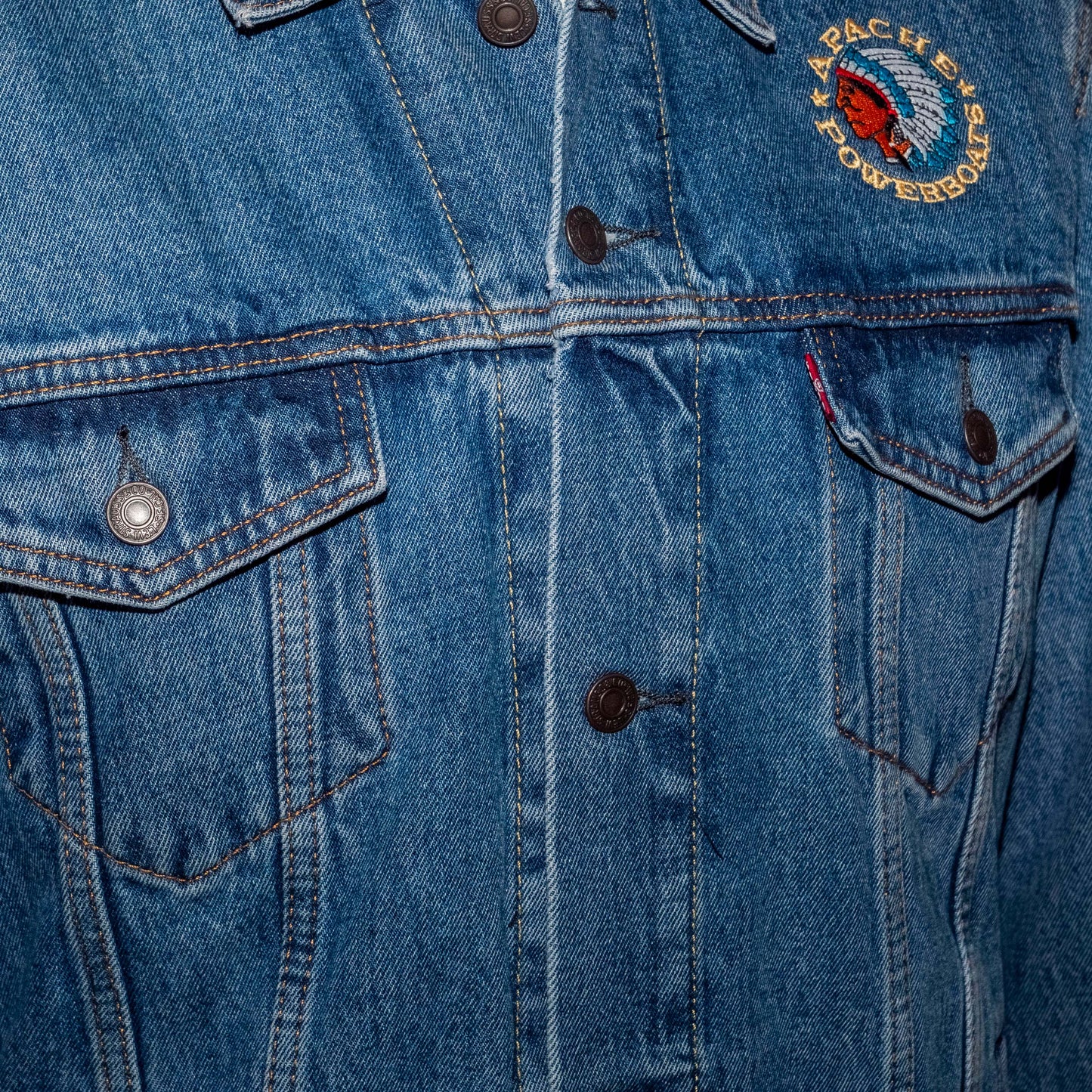 Vintage Apache Powerboats® Denim Jackets | Unisex | Men