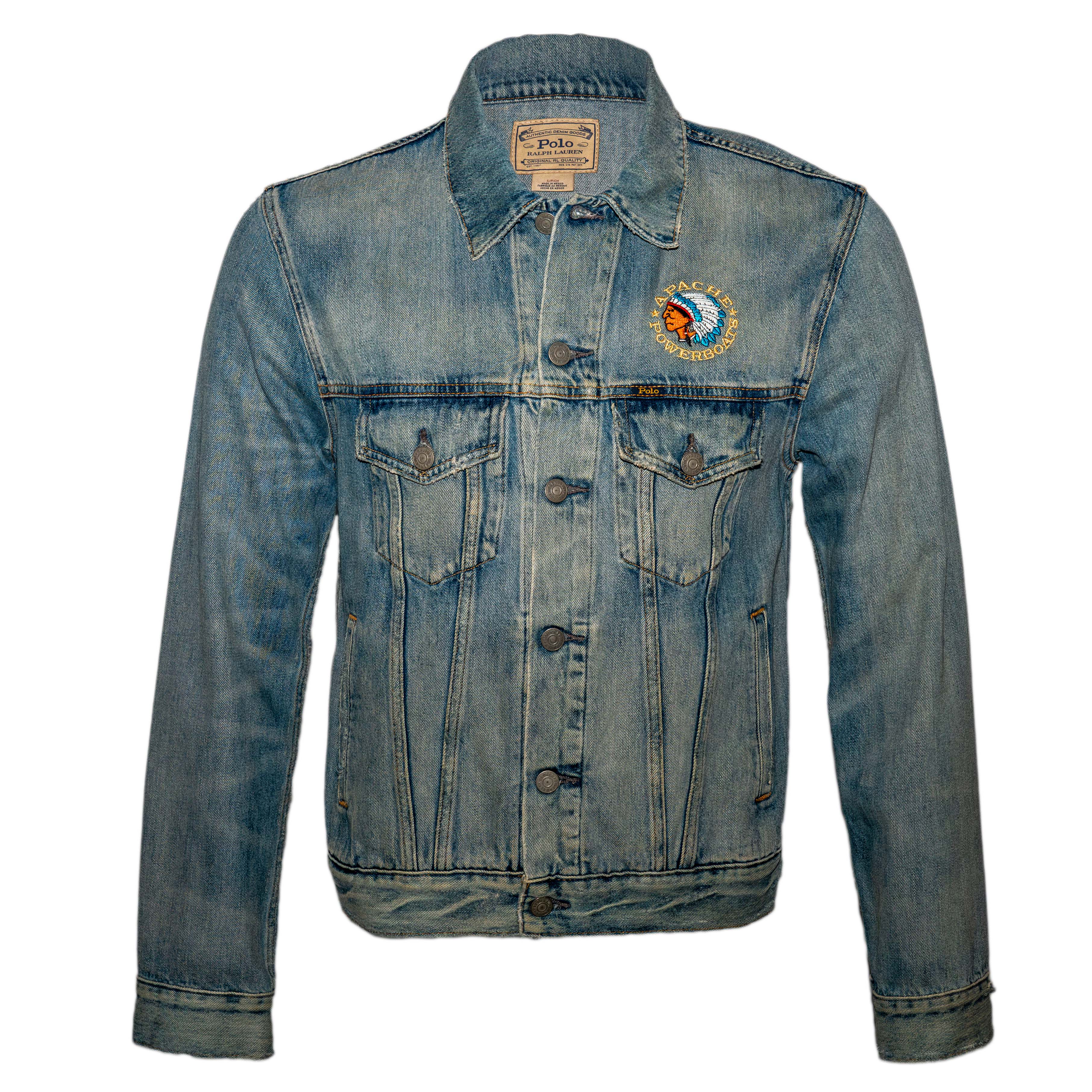 Vintage Apache Powerboats® Denim Jackets | Unisex | Men