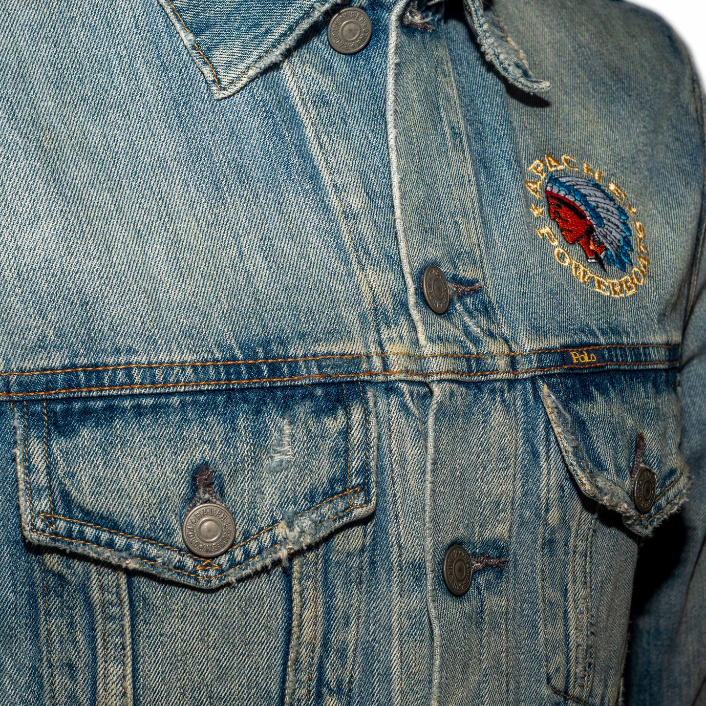 Vintage Apache Powerboats® Denim Jackets | Unisex | Men