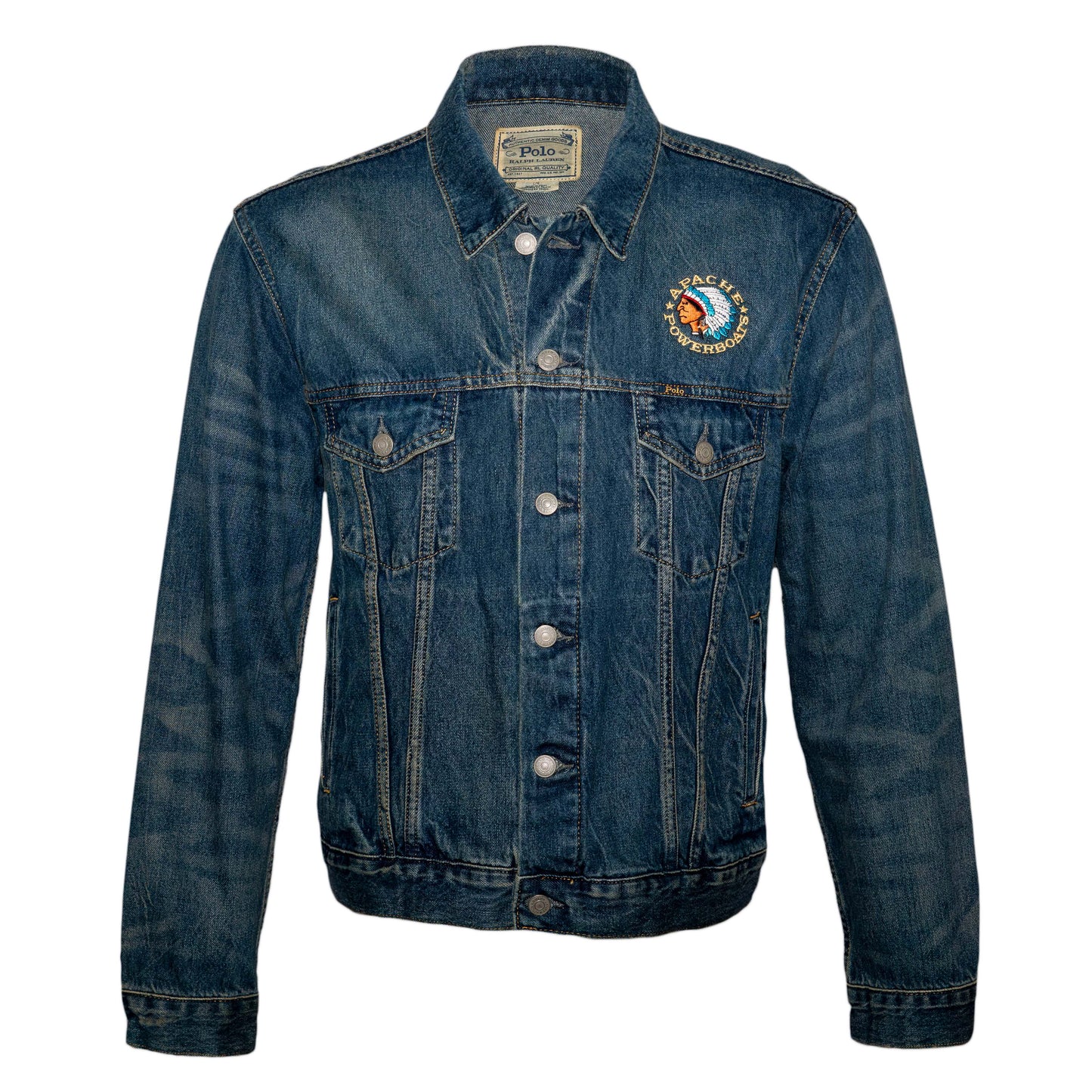 Vintage Apache Powerboats® Denim Jackets | Unisex | Men