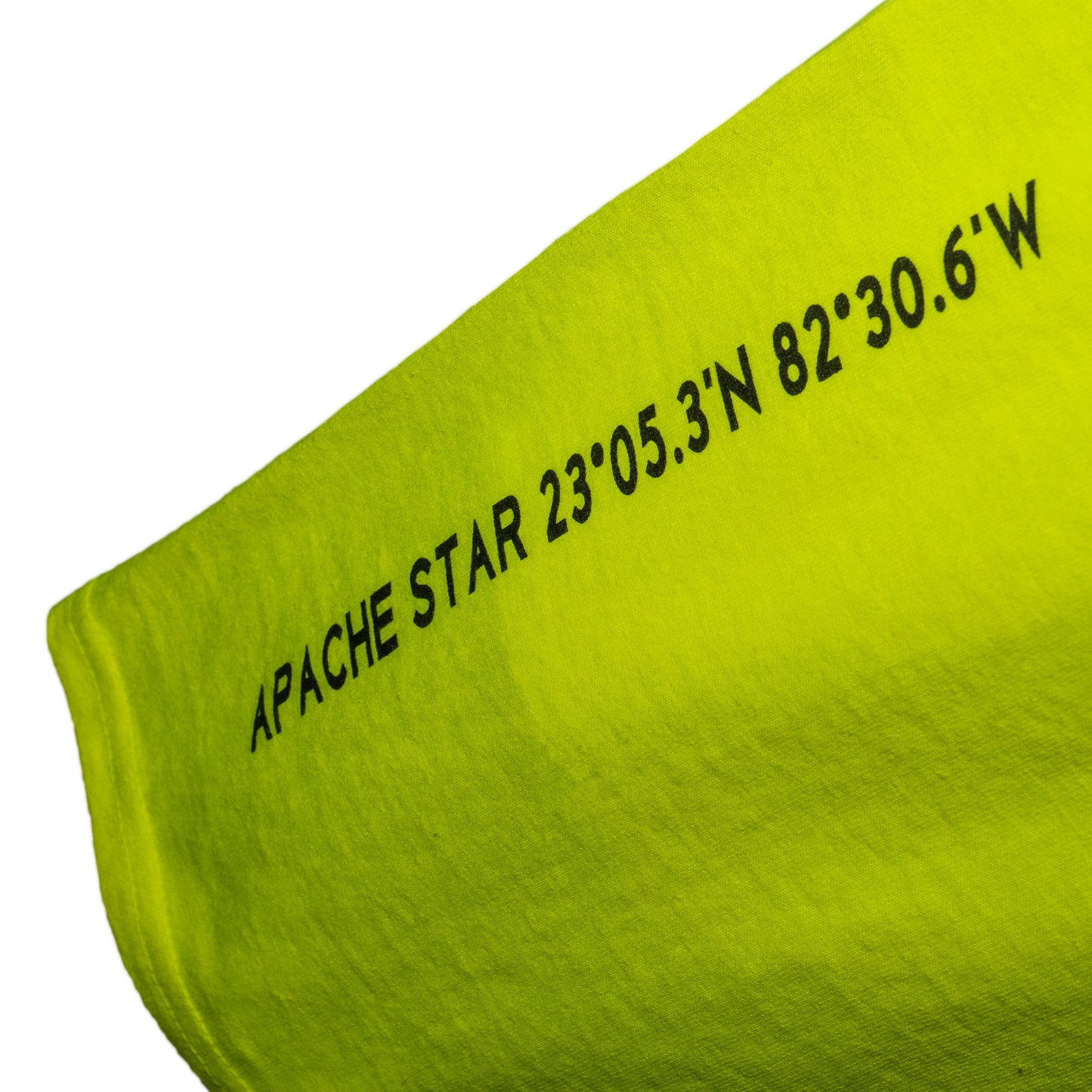 Official World Speed Record Apache Star® T-Shirt | Cotton/Cool DRI | Safety Green