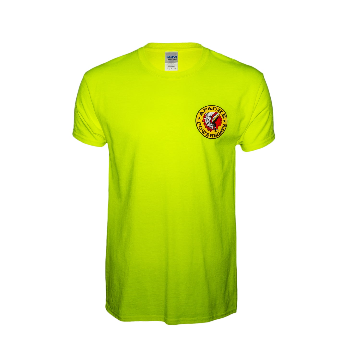 Represent 'n Apache® T-Shirt  | Safety Green