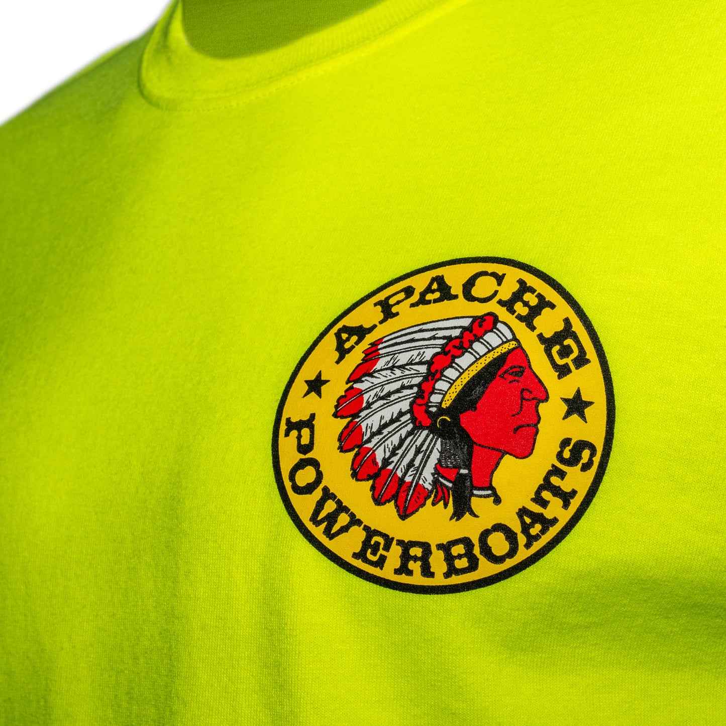 Represent 'n Apache® T-Shirt  | Safety Green