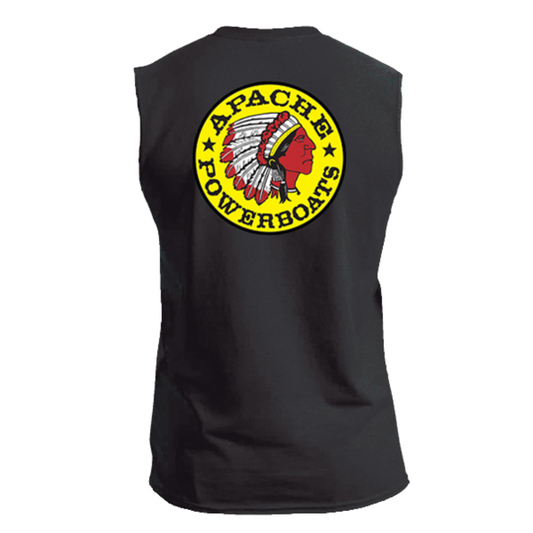 Represent 'n Apache® Sleeveless Muscle Shirt | Black/White