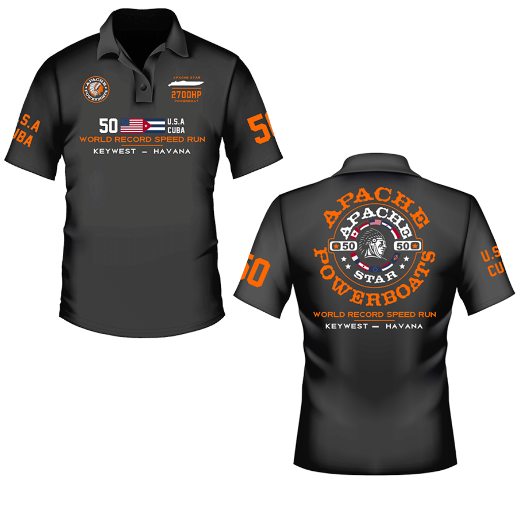 Official Apache® World Record Speed Run Sport Shirt – Apache