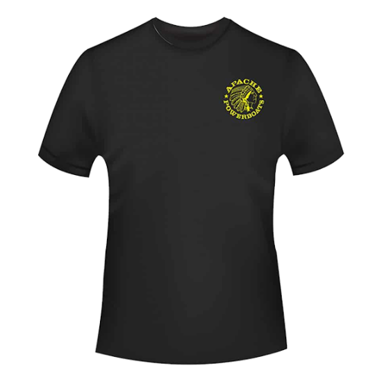 Apache Powerboats® Monochromatic Cool-DRI® Shirt | Black/Yellow