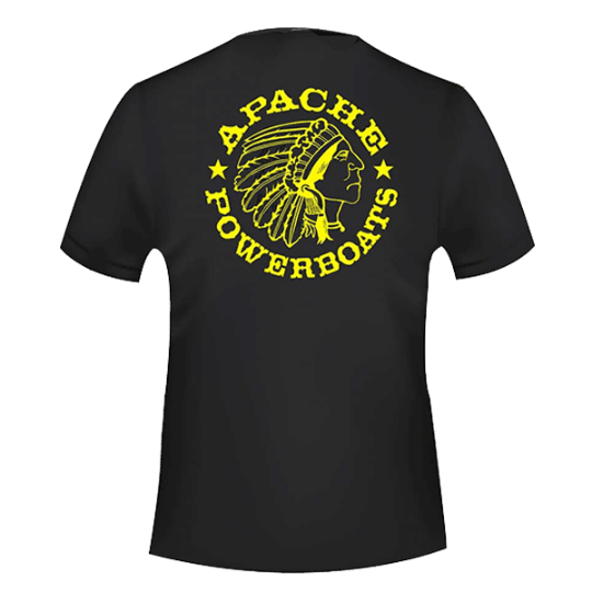 Represent 'n Apache® Monochromatic Logo T-Shirt | Black