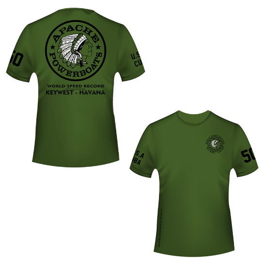 Official Apache® World Record Speed Run Sport Shirt – Apache Powerboats®