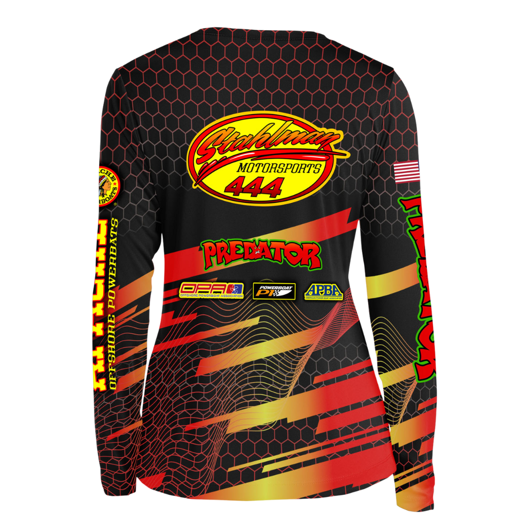 Women's PREDATOR Race Shirt | Moisture Management | Long Sleeve