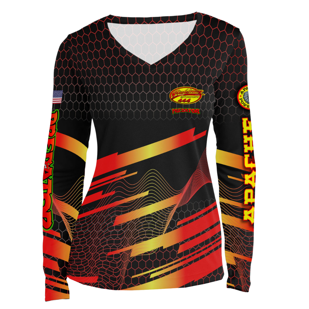 Women's PREDATOR Race Shirt | Moisture Management | Long Sleeve