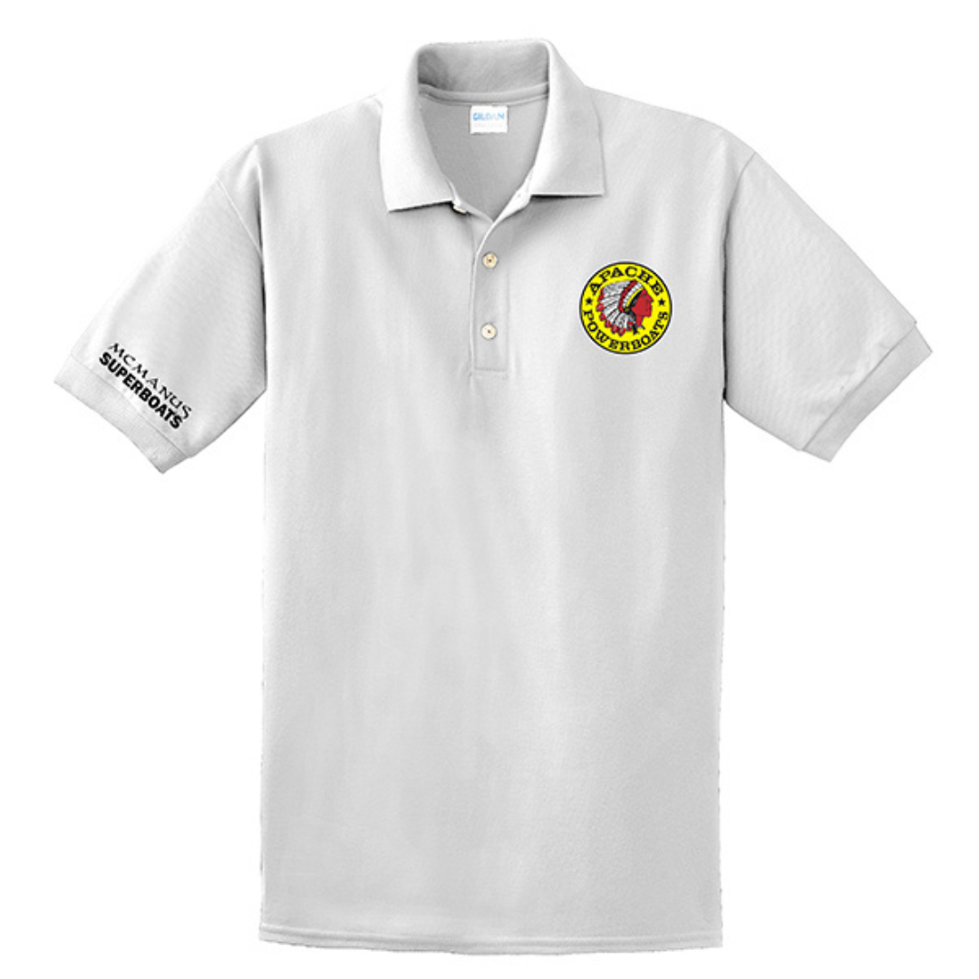 Apache Powerboats® Collared Sport Shirt | Short Sleeve | Various Colors