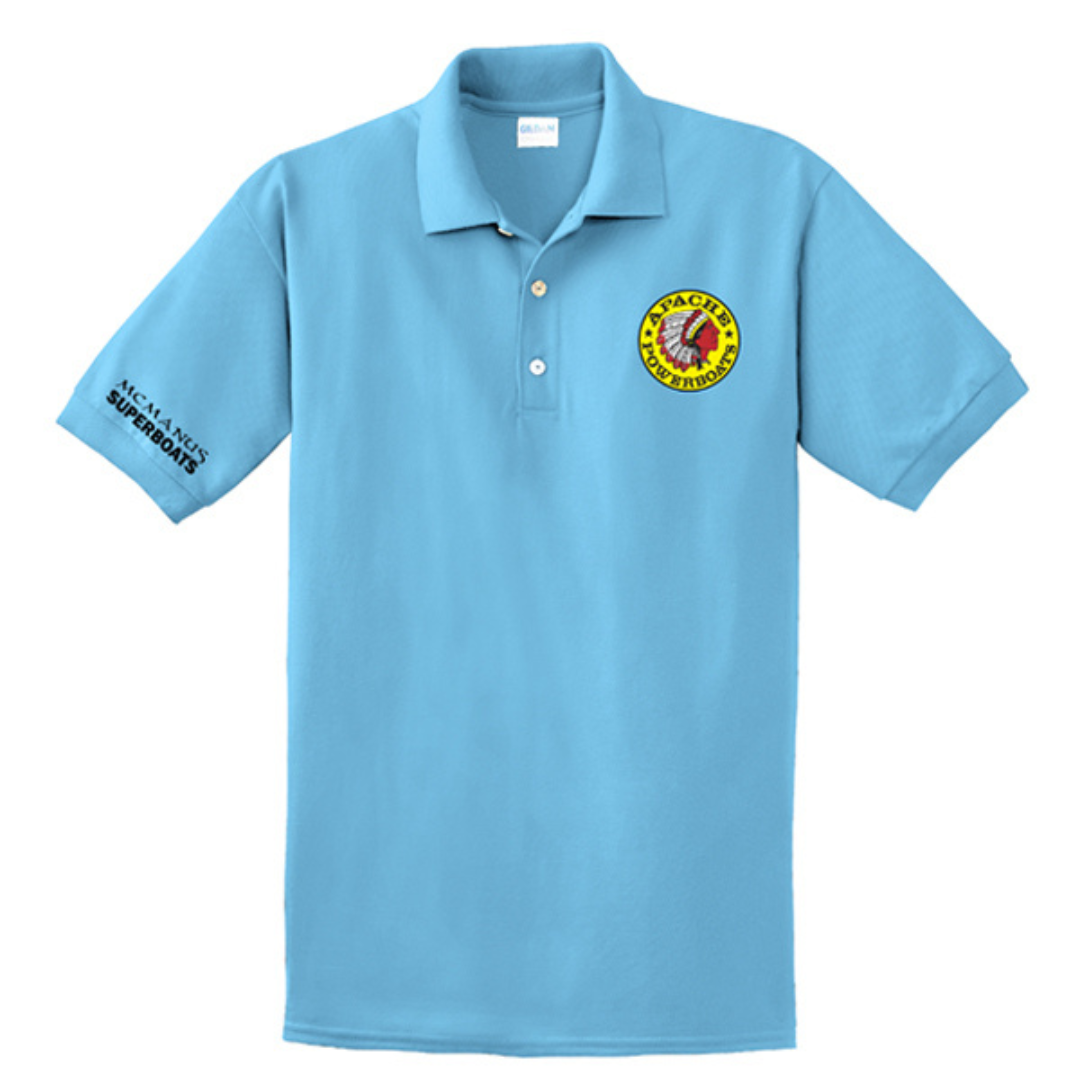 Apache Powerboats® Collared Sport Shirt | Short Sleeve | Various Colors