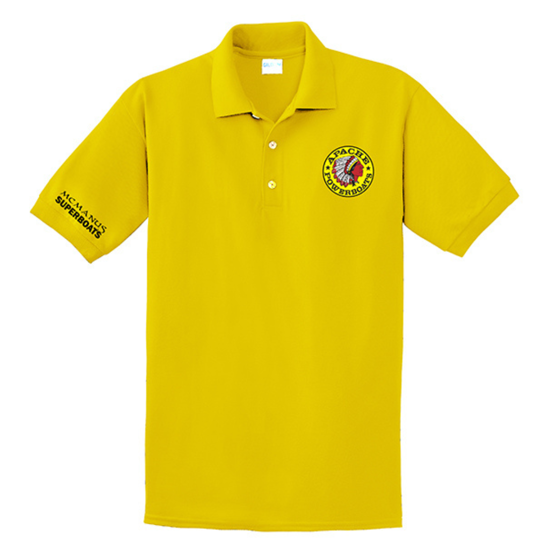 Apache Powerboats® Collared Sport Shirt | Short Sleeve | Various Colors