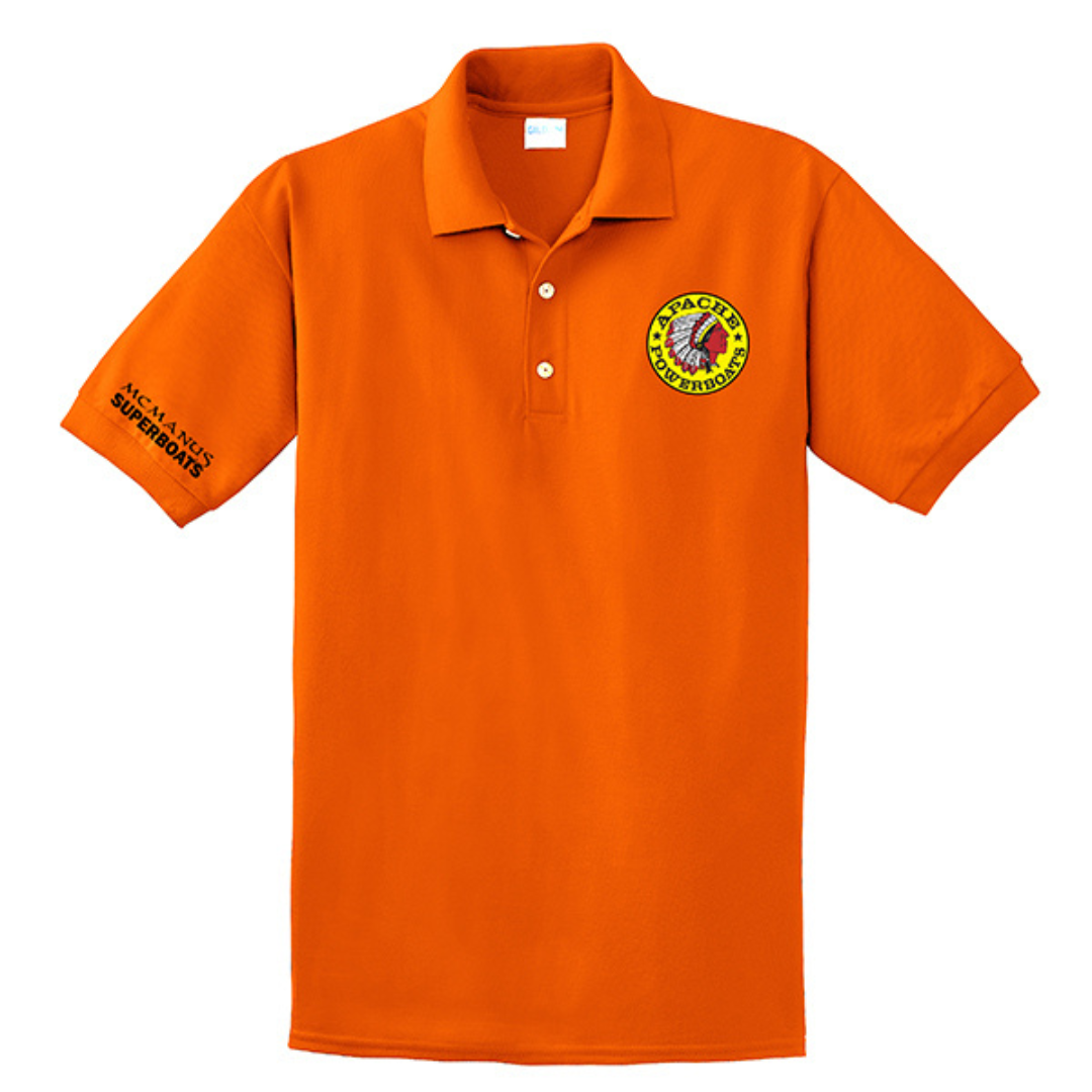 Apache Powerboats® Collared Sport Shirt | Short Sleeve | Various Colors