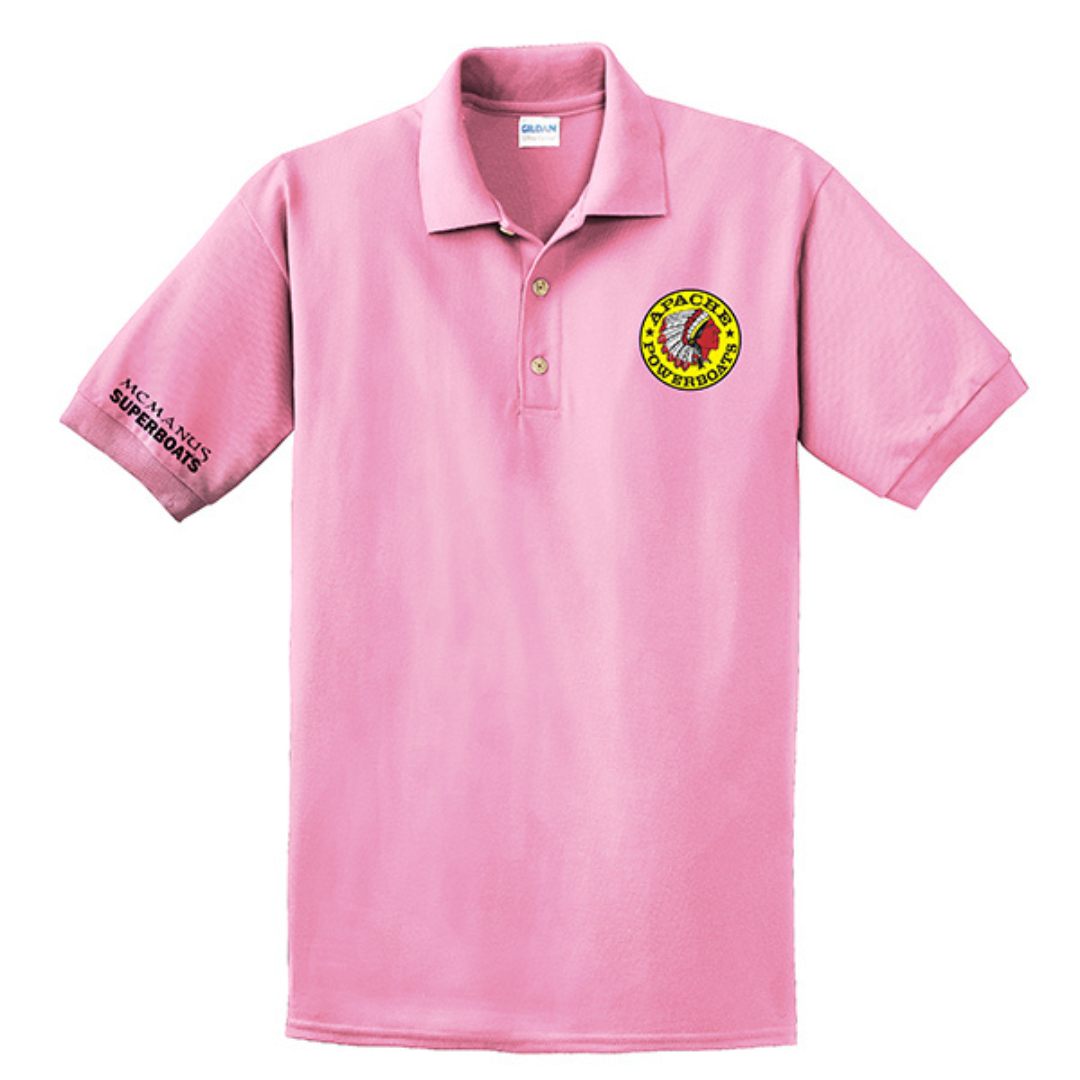 Apache Powerboats® Collared Sport Shirt | Short Sleeve | Various Colors