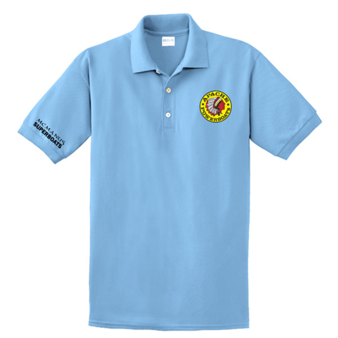 Apache Powerboats® Collared Sport Shirt | Short Sleeve | Various Colors