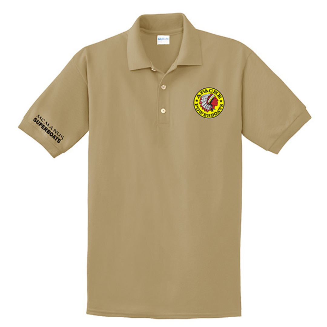 Apache Powerboats® Collared Sport Shirt | Short Sleeve | Various Colors