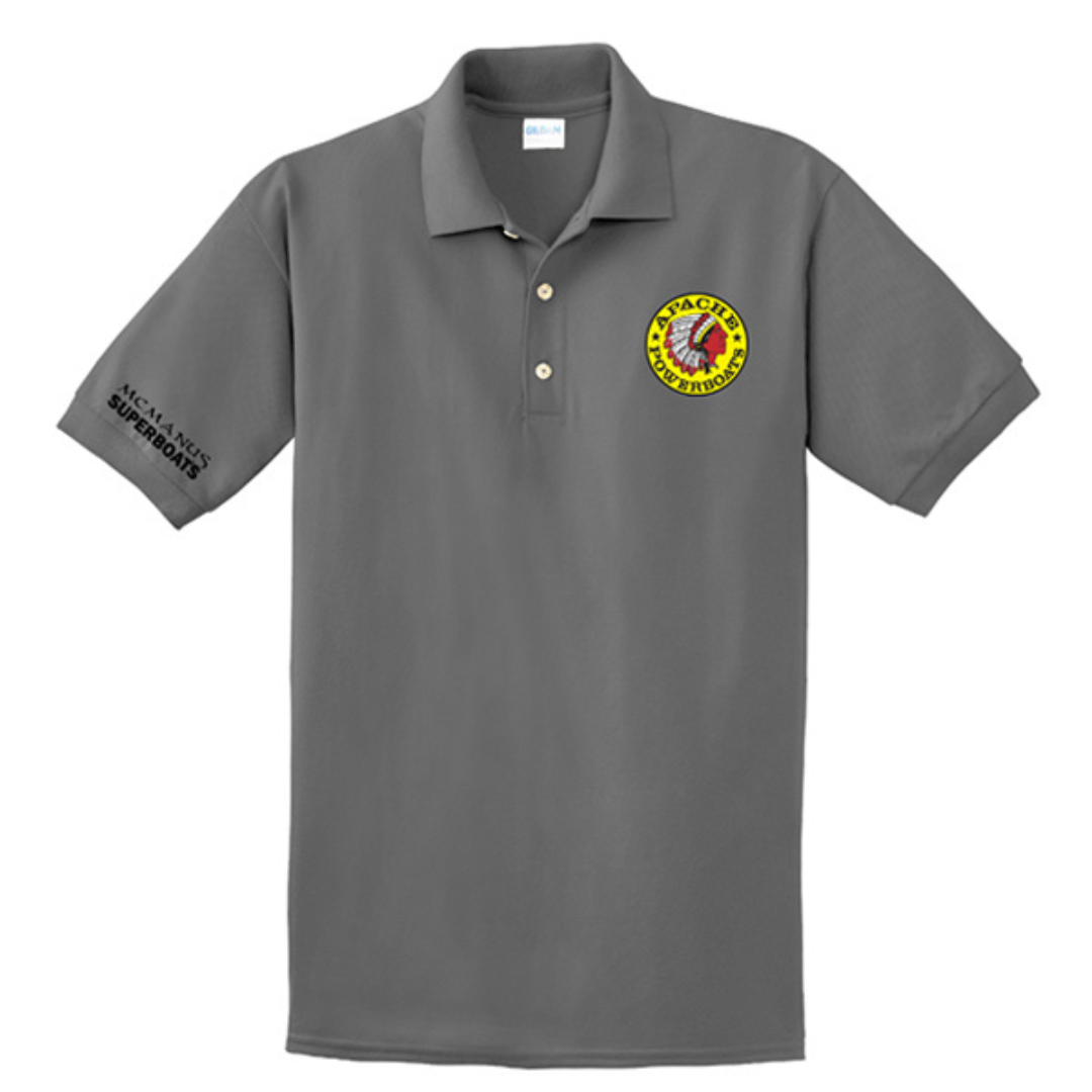 Apache Powerboats® Collared Sport Shirt | Short Sleeve | Various Colors