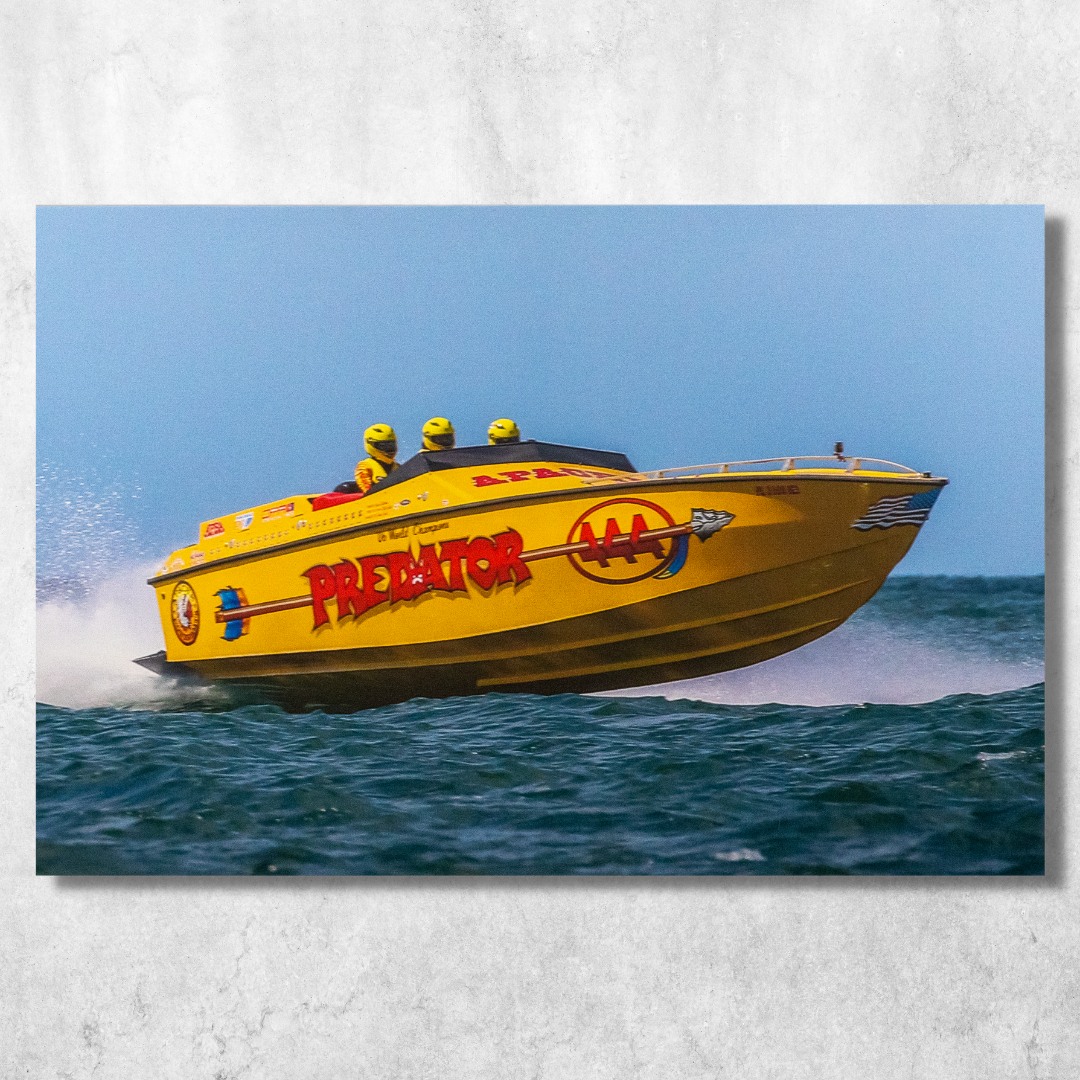 1 of 1 Apache Powerboats Collector's Piece: 24 x 36 Canvas