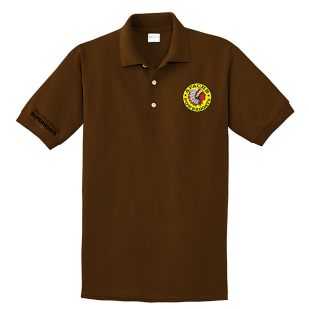 Apache Powerboats® Collared Sport Shirt | Short Sleeve | Various Colors