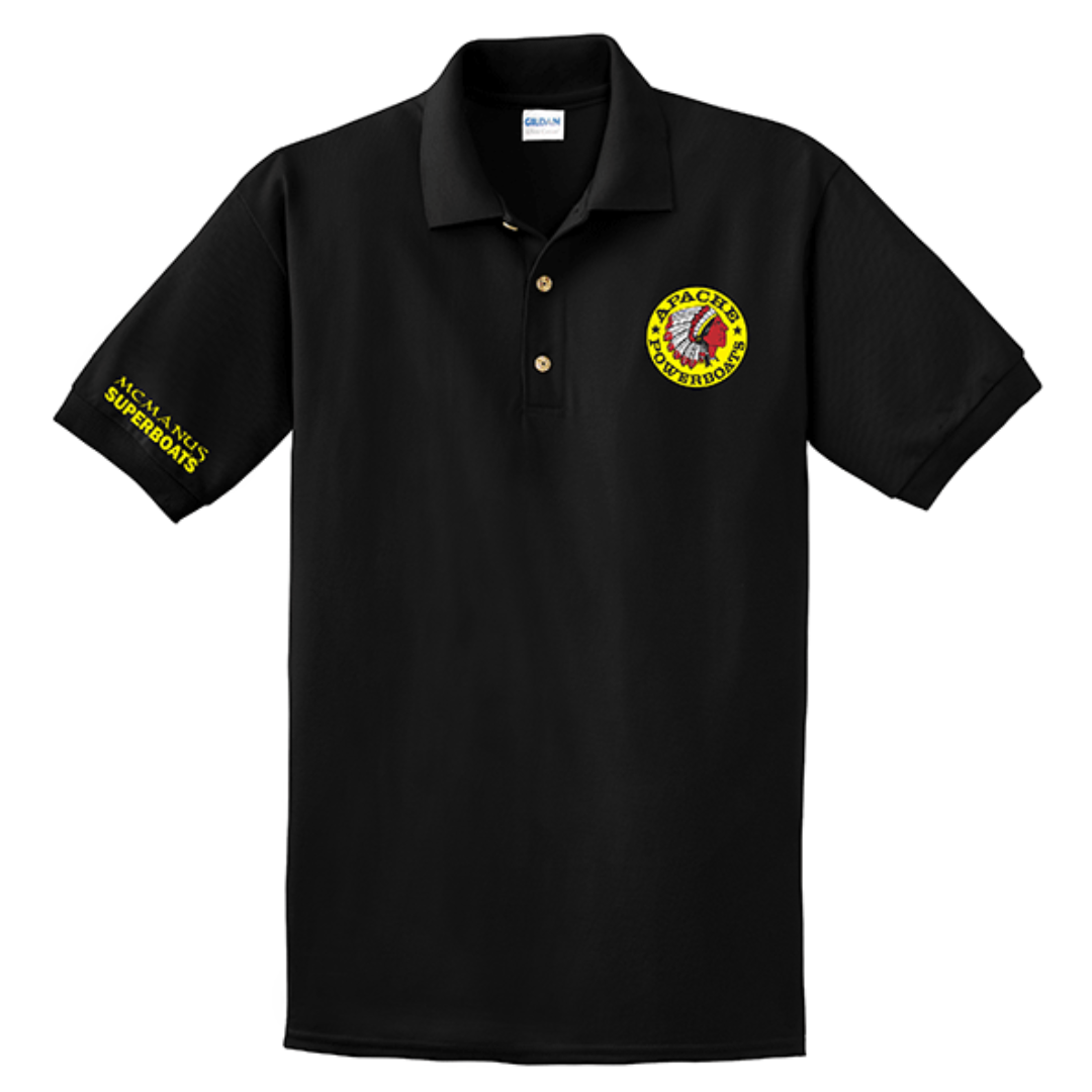 Apache Powerboats® Collared Sport Shirt | Short Sleeve | Various Colors