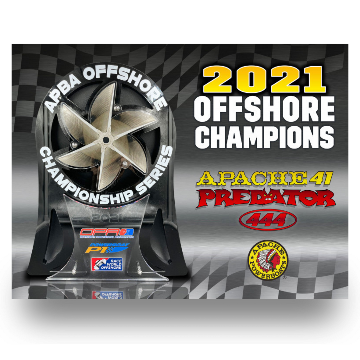 2021 APBA Offshore National Champions Decal