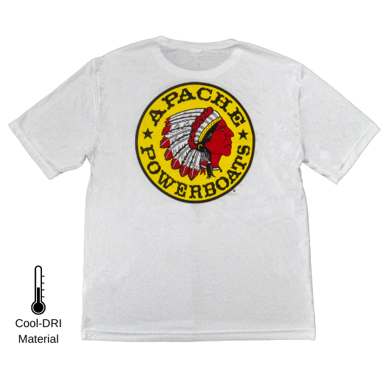 Apache Powerboats® Cool-Dri Performance Logo T-Shirt